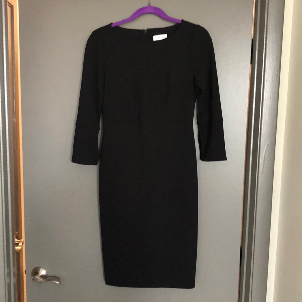 Calvin Klein, black classic dress. Size 6.